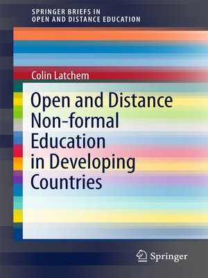 cover image of Open and Distance Non-formal Education in Developing Countries